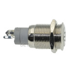 Кнопка антивандальная d18mm різьблення 16mm h31mm 2 положення 5 контактів індикація