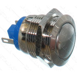Кнопка антивандальная d22mm резьба 19mm h29mm 2 контакта