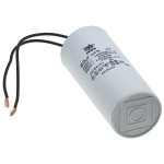 Конденсатор JYUL CBB-60 60мкф - 450 VAC провода (50*123 mm)
