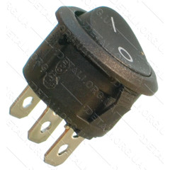 Тумблер круглый 2 положения 3 контакта d23 mm 6A