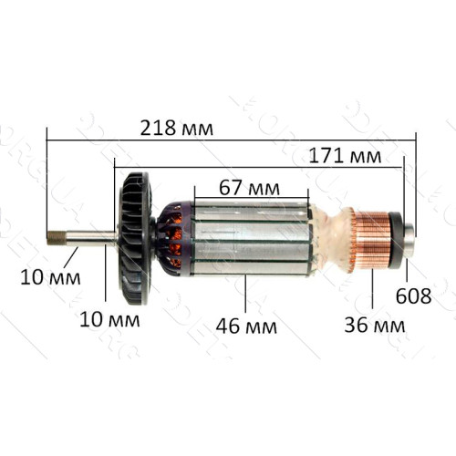 Якорь болгарка Sparky M 2000 оригинал 174040 (218*46 посадка 10мм)