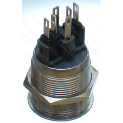кнопка антивандальная d25mm різьблення 22mm h34mm 6 контактів індикація 2