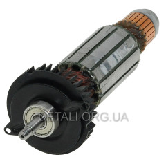 Якір болгарки УШМ Metabo WE 1500-125 RT оригінал 310011990 (180,5*37 різьблення 6мм) 2