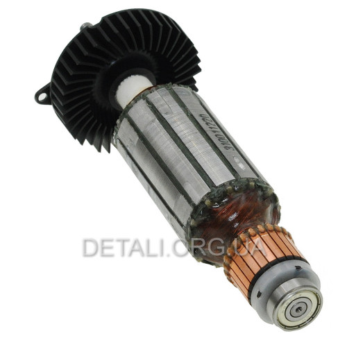 Якорь болгарки УШМ Metabo WE 1500-125 RT оригинал 310011990 (180,5*37 резьба 6мм)