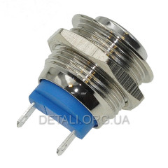 Кнопка антивандальная d18mm різьблення 16mm h19mm 2 контакти 2