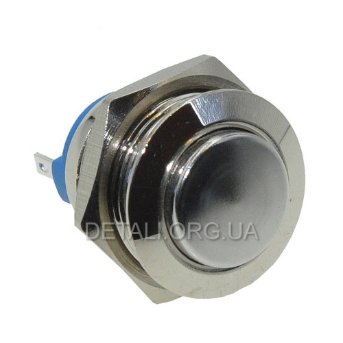 Кнопка антивандальная d18mm різьблення 16mm h19mm 2 контакти