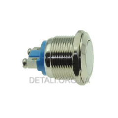 Кнопка антивандальна d22mm різьблення 19mm h26mm 2 контакти під гвинт