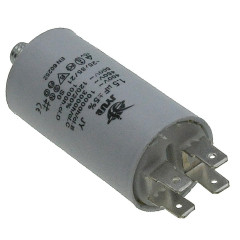 Конденсатор JYUL CBB-60M 1,5мкф - 450 VAC болт + клеми (30*57 мм) 2