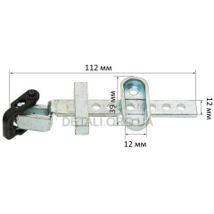 Шток в сборе лобзика Sturm JS4086Q/Dnipro-M ЛПЕ-850Р L112 S12 рюмка 39*12 мм
