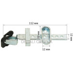 Шток в сборе лобзика Sturm JS4086Q/Dnipro-M ЛПЕ-850Р L112 S12 рюмка 39*12 мм
