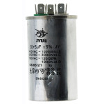 Конденсатор JYUL CBB-65 30+5мкф - 450 VAC алюминий (50*86 mm)