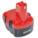 Акумулятор шуруповерта Bosch PSR Ni-Cd 12V 2,0Ah аналог 2607335262