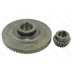 Шестерні (пара) болгарки Makita 9609NB аналог 221323-5+221322-7 (d1 17*73,5 /d2 12*26 h16,5мм) 2