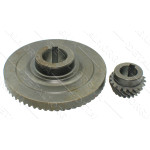 Шестерни (пара) болгарки Makita 9609NB аналог 221323-5+221322-7 (d1 17*73,5 /d2 12*26 h16,5мм)