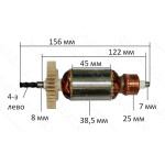 Якорь Лобзик Powertec PT 1527 тип 2 (156*38.5 4-з лево)