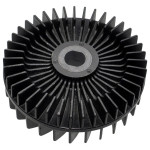 Крыльчатка якоря шлифмашинки 2 шлица d10mm Makita BO3710 оригинал 240117-9