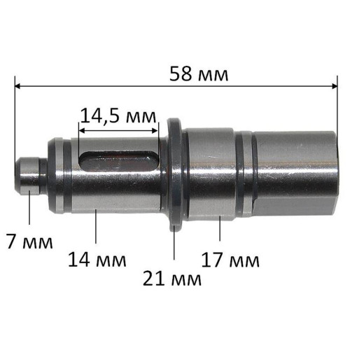 Шпиндель торцовочной пилы Makita LS 1013 L / LS1013 оригинал 322899-6