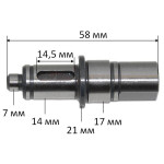 Шпиндель торцовочной пилы Makita LS 1013 L / LS1013 оригинал 322899-6