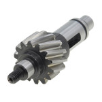 Вал - шестерня торцовочной пилы Makita LS1016 / LS1216 оригинал 227701-7 (d8 L62,5 d21,5 14-з право)