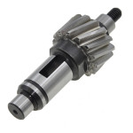 Вал - шестерня пили торцювання Makita LS1016 / LS1216 оригінал 227701-7 (d8 L62,5 d21,5 14-з право)