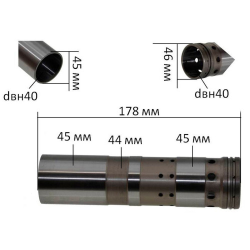 Ствол отбойного молотка Makita HM1203C / HM1213C оригинал 331925-0