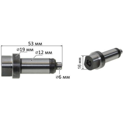 Вал-шпиндель (d6 L53 d19) дискова пила Makita HS7601 оригінал 326444-9