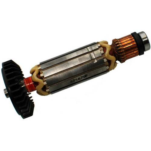 Якір (ротор)  шліфувальної машини Makita GD0600 оригінал 515679-9(143*32 посадка 9мм)