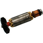 Якорь шлифмашины Makita GD0600 оригинал 515679-9 (143*32 посадка 9мм)