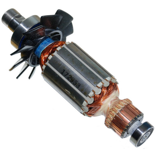Якорь фрезер Makita 3620 оригинал 512953-6 (165*41 резьба 17мм)