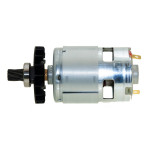 Двигатель дисковой пилы Makita HS 300 DWE оригинал 629885-1 (L100/d40/dвала 5мм/9-з вправо)