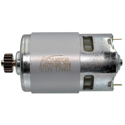 Двигатель шуруповерта Makita MT065 18V оригинал 629807-1 d45 h89 шестерня d14 18зубов