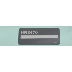 Этикетка перфоратора Makita HR2470 оригинал 814963-2