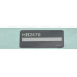 Етикетка перфоратора Makita HR2470 оригінал 814963-2