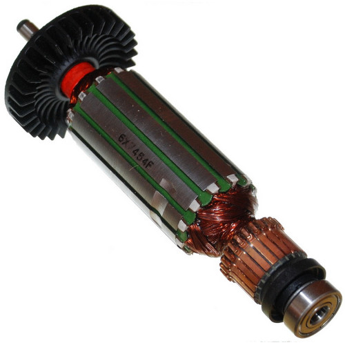 Якорь болгарка Maktec (Makita) MT963 оригинал 510173-6 (152*31,5 шлиц 6,5мм)