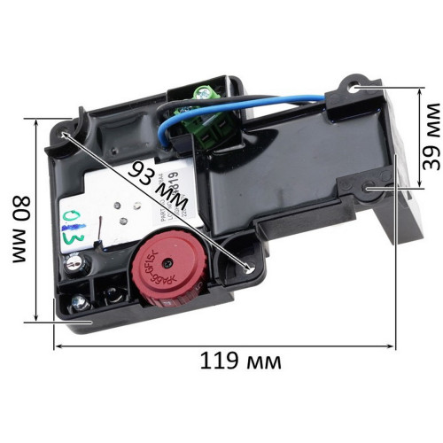 Контролер відбійного молотка Makita HM1214C оригінал 620226-4