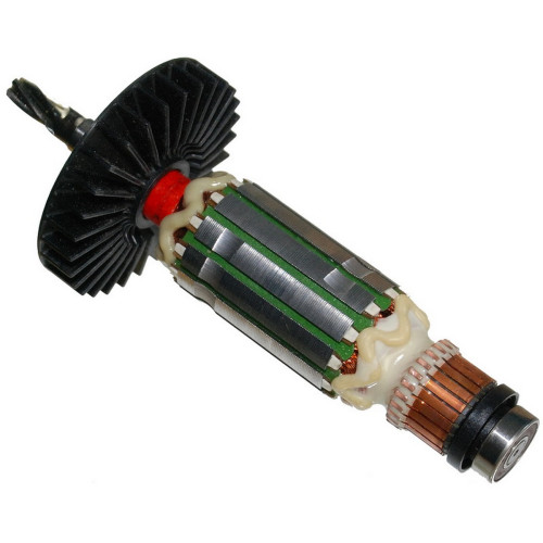 Якорь перфоратора Makita HR2475 оригинал 515789-2 (158*32 5-з право)