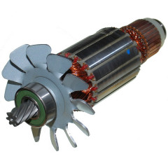 Якорь пила дисковая Makita 2414NB оригинал 510240-7/ 516563-1 (195*54 7-з лево) 2