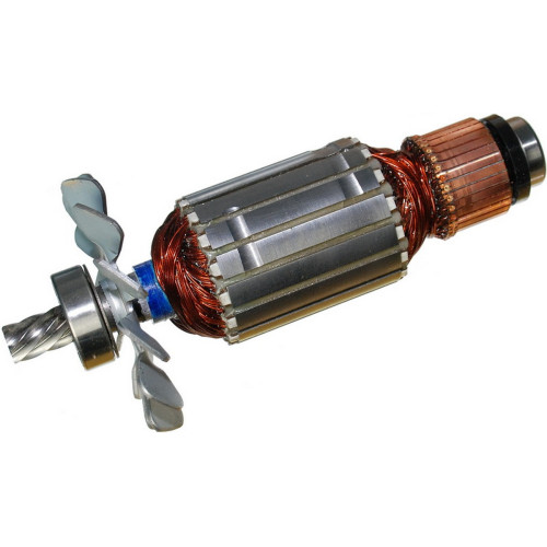 Якорь пила дисковая Makita 2414NB оригинал 510240-7/ 516563-1 (195*54 7-з лево)