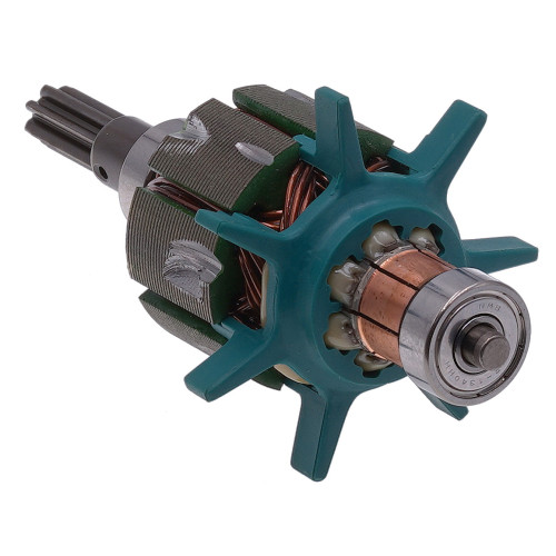 Якір гайковерта акумуляторного Makita BTD123F/6980FD (81*28мм/7 зубів прямо) оригінал 619084-3