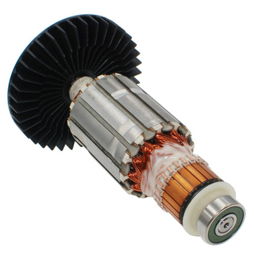 Якорь дисковой пилы Makita 5603R оригинал 516223-5 (163,5*41 8-з лево)