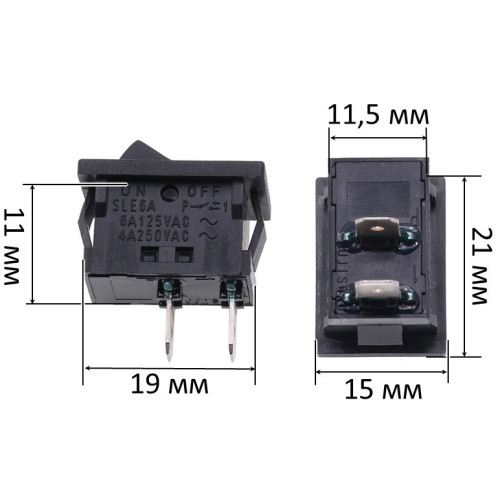 Кнопка (вимикач) SLE6A стрічкової пилки Makita 2107F оригінал 651514-8