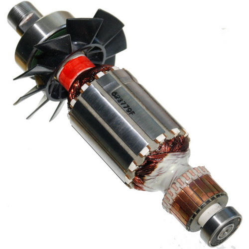 Якорь фрезера Makita RP0900 оригинал 513779-9 (170*41 резьба 17мм)