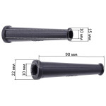 Носик на шнур (захист кабелю) болгарки УШМ Makita 9501B оригінал 682540-6 (d10 L90)