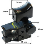Кнопка шлифмашина Makita 9910 оригинал 651285-7