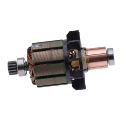 Якорь аккумуляторного шуруповерта Makita BDF442 (72,5*31 шестерня d9,5 14-з прямо) оригинал 619196-2 2
