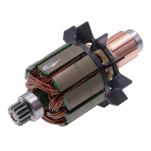 Якір акумуляторного шуруповерта Makita BDF442 (72,5*31 шестерня d9,5 14-з прямо) оригінал 619196-2