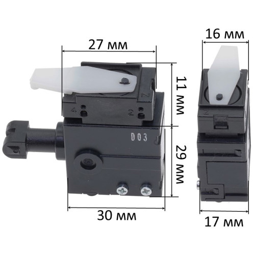 Кнопка (вимикач) TG803BSA-1 дриля Makita DA3010F оригінал 650539-9