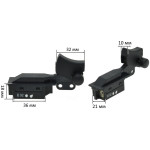 Кнопка шлифмашины Makita GA5020/GA6020 оригинал 651193-2