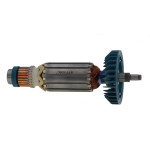 Якорь болгарка Makita 9527NB оригинал 517308-0 (144*32 под вал 6,5мм / шлиц)