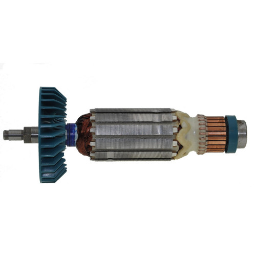 Якорь болгарка Makita 9527NB оригинал 517308-0 (144*32 под вал 6,5мм / шлиц)